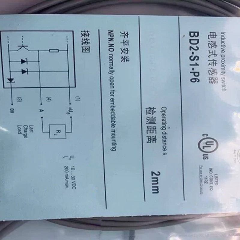 BD2-S1-P6 sensors proximity switches for Contrinex