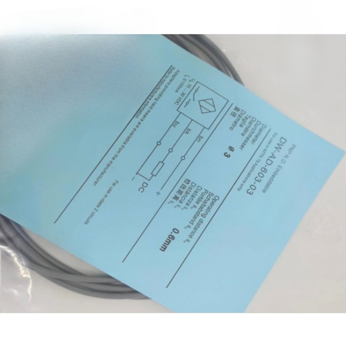 DW-AD-603-03 sensors proximity switches for Contrinex