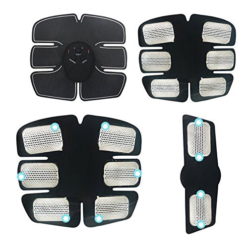 for Global-Parts NEW Power Fit Vibration Abdominal Muscle Trainer Body Slimming Machine Fat Burning Fitness Massage Abdominal Loss Exercise Belt