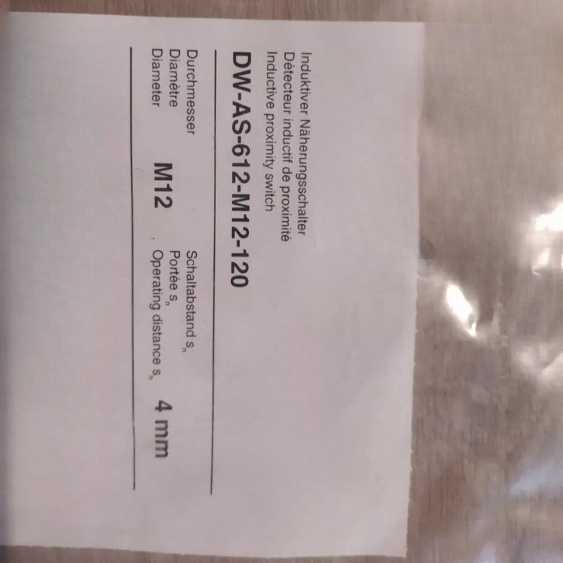 DW-AS-612-M12-120 sensors proximity switches for Contrinex