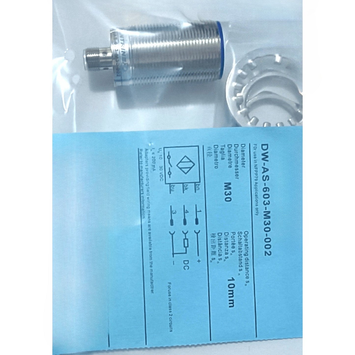 DW-AS-603-M30-002 sensors proximity switches for Contrinex