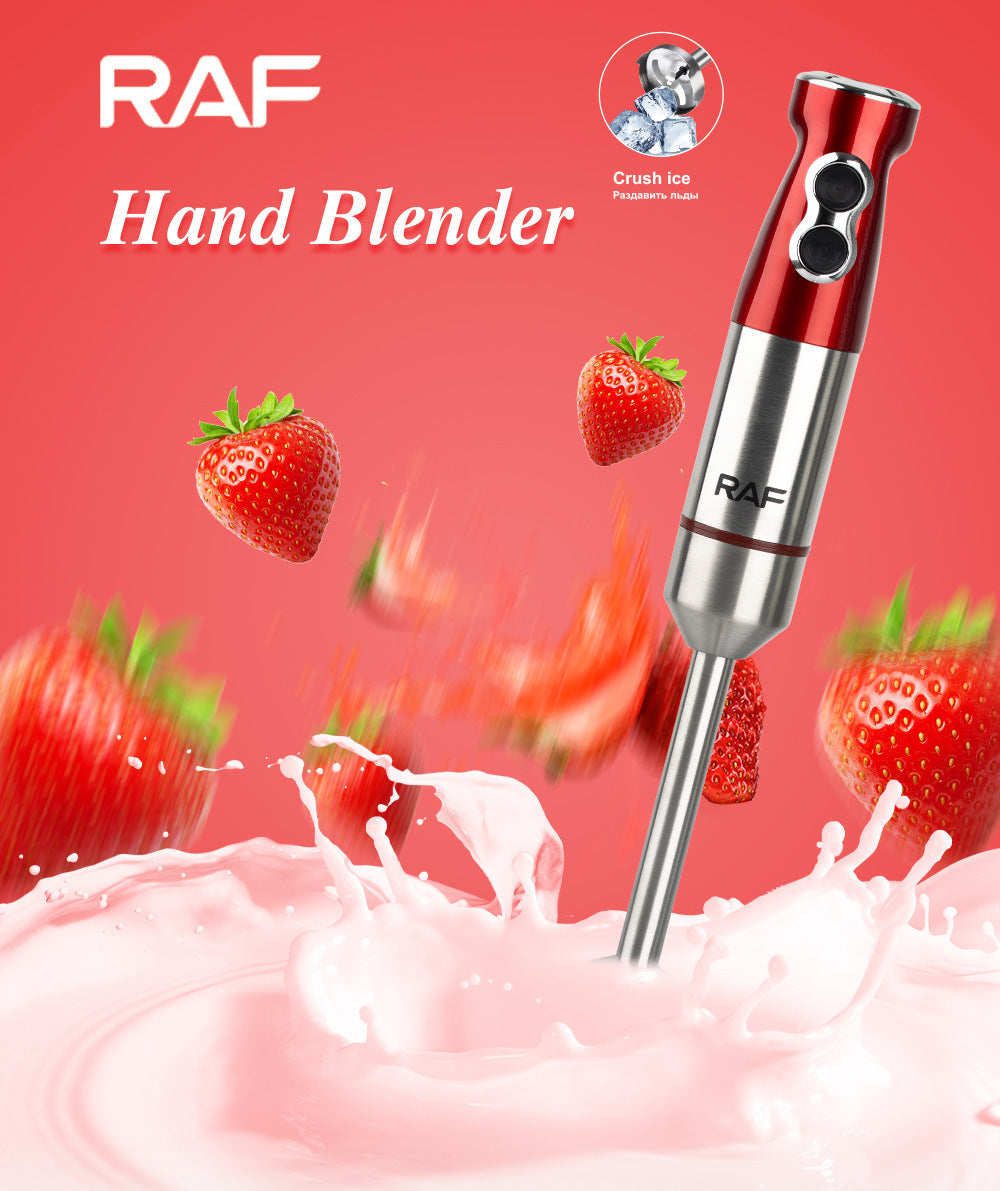 European standard electric hand-held mixer complementary food cooking stick 350W stainless steel 4-blade multi-functional mixing