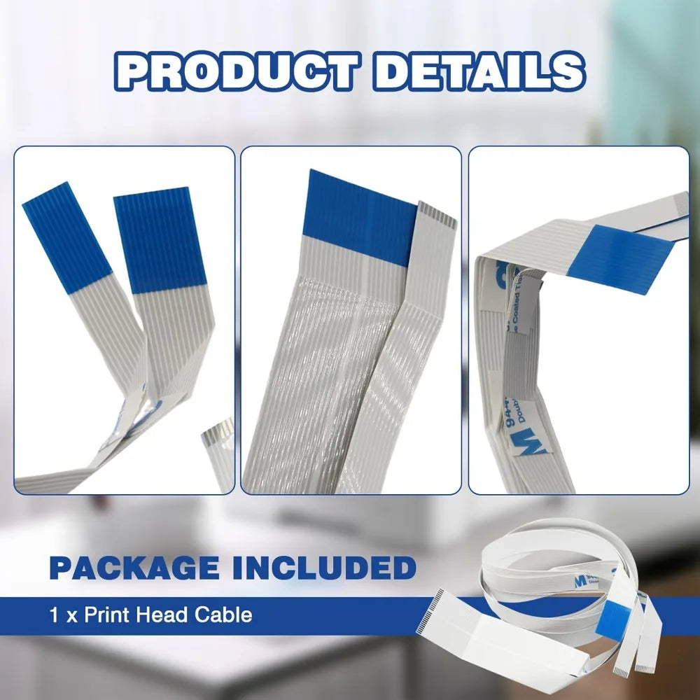 Printhead Printer Print Head Cable Compatible with Epson 1390 1400 1410 1430 L1800 1500W EP4004 R260 R360 R380 R390 RX580 RX590