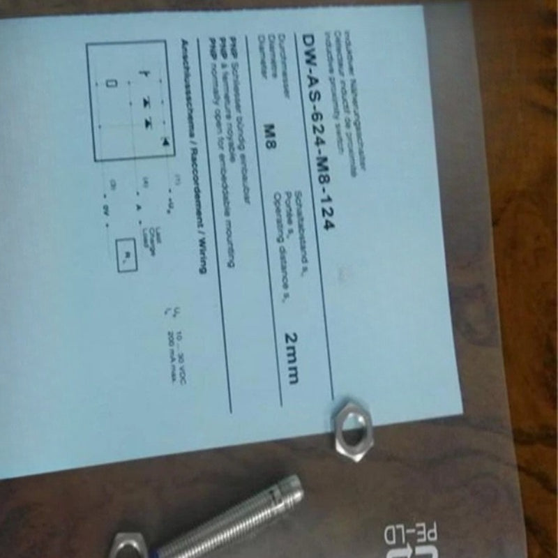 DW-AS-623-M8-124 sensors proximity switches for Contrinex