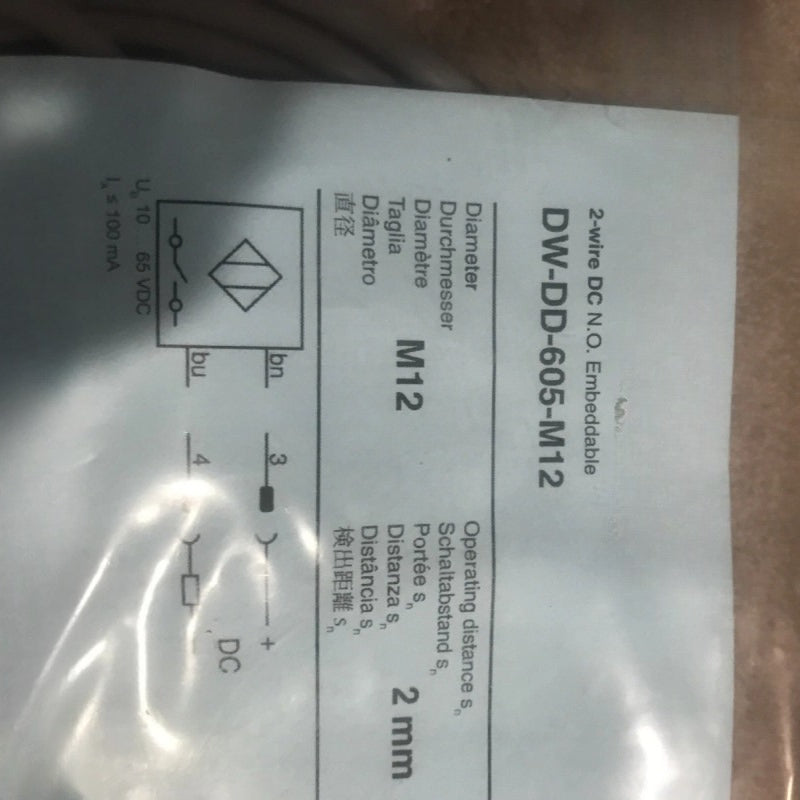 DW-DD-605-M12 sensors proximity switches for Contrinex