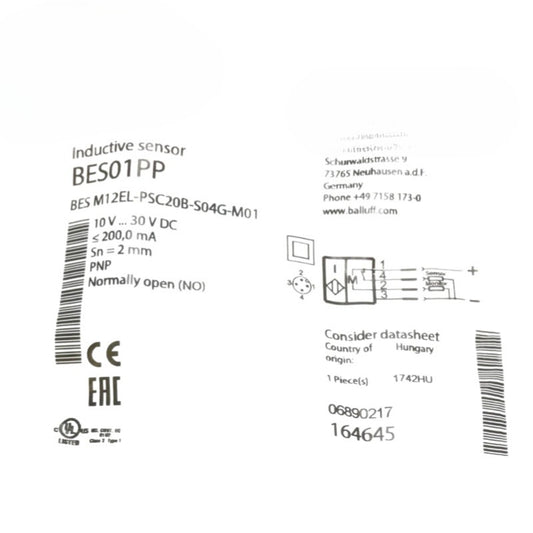 BES01PP BES M12EL-PSC20B-S04G-M01 sensor for BALLUFF