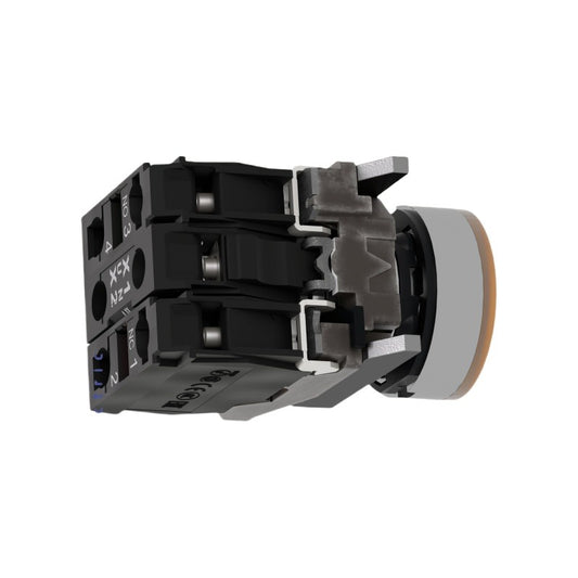 XB4BW35G5 22mm Illuminated push button orange flush 110...120V AC for Schneider