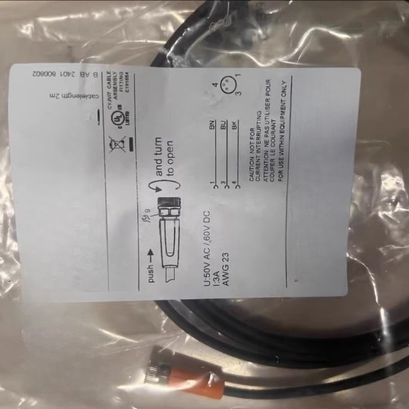 EVC141 10M sensor cable for IFM