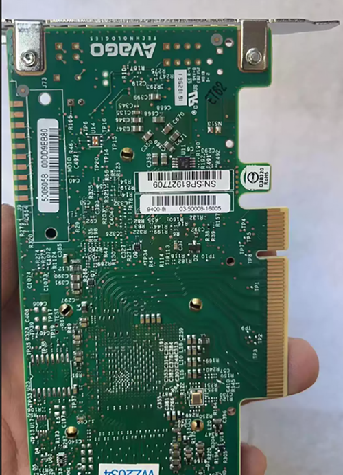 Avago/LSI 9400-8i SATA/SAS HBA 12 Gbps PCIe Support NVME HDD IT Mode JBOD - US