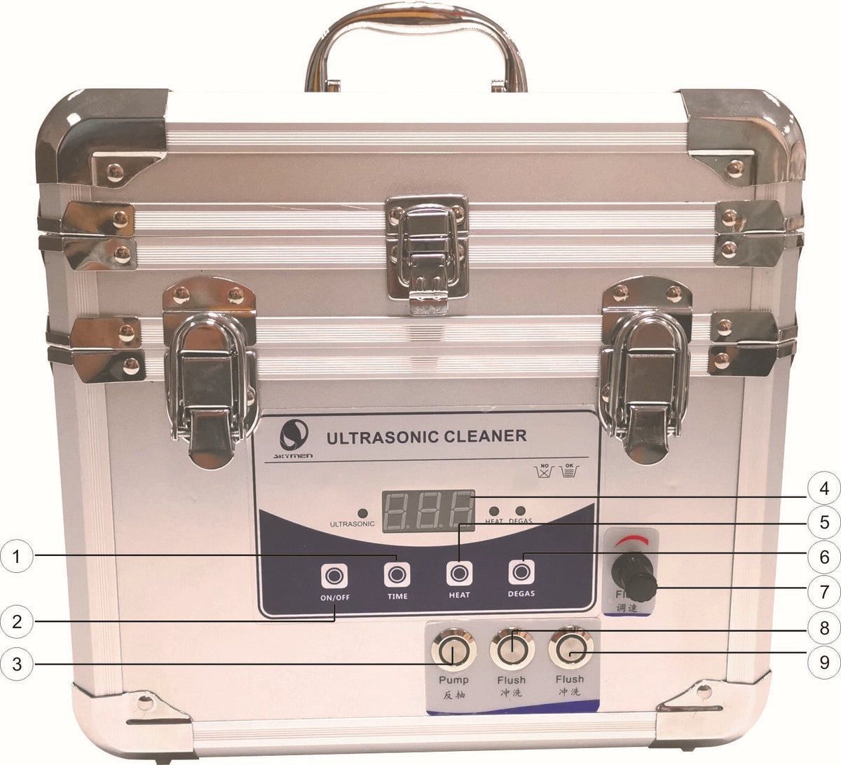 Printhead Ultrasonic Cleaner For Dx5 and FA12091 (f2100) Heated & Reverse Flush