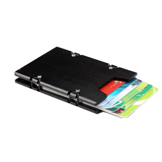Best Slim Credit Card Holder RFID Blocking Metal Money Clip Purse
