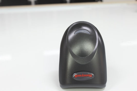 Oringinal Honeywell Voyager 1250G Single-Line Handheld Laser Barcode Scanner with Flex Stand and USB Interface, 5V, Black