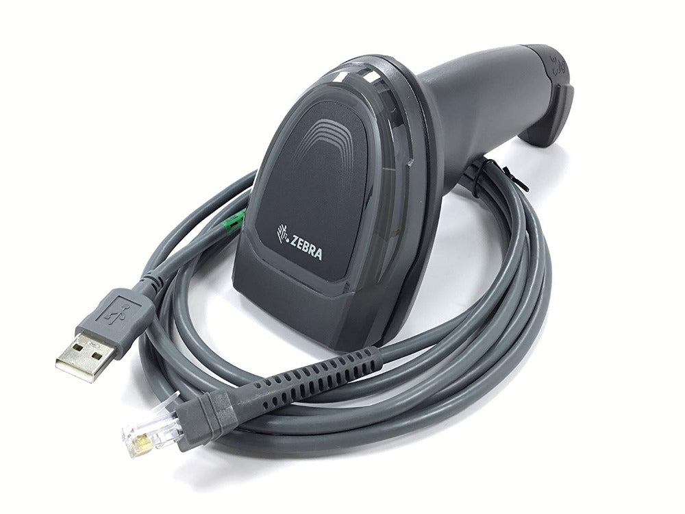 Zebra Symbol DS8108-SR Corded 2D/1D Handheld Digital Barcode Scanner/ Imager (Upgraded Model of DS6708-SR), Includes Heavy-Duty