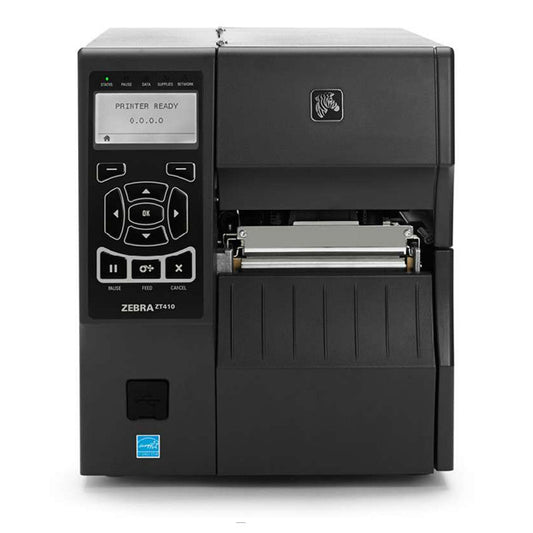 Zebra ZT410 Industrial Thermal Transfer Table Top Printer, Monochrome, With 10/100 Ethernet, USB Host,ZM400 updated