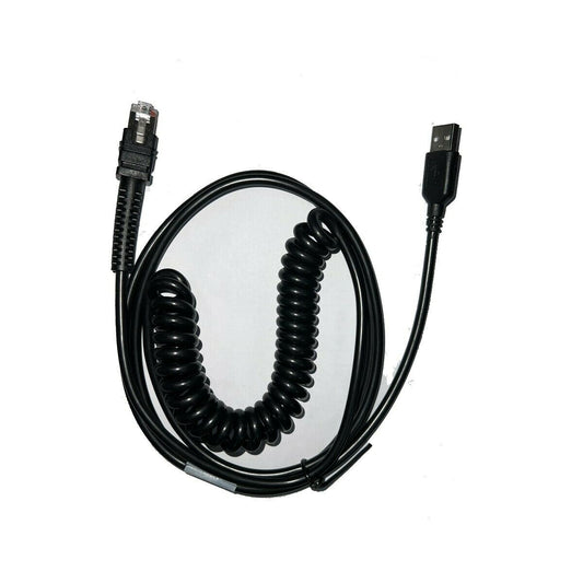9.8FT 3M coiled USB Cable for Zebra LI3608 LI3678 DS3608 DS3678 Scanner