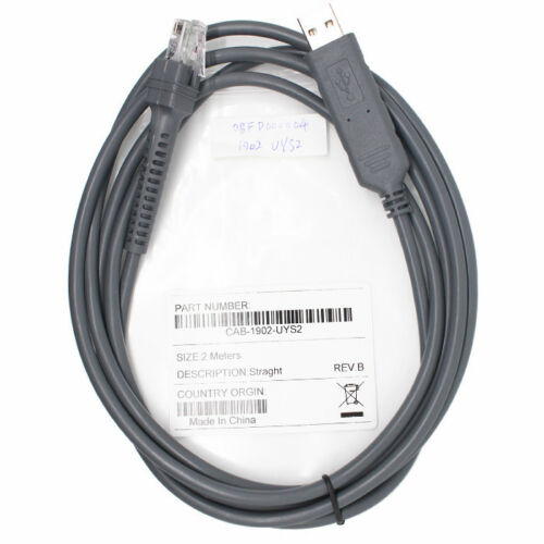 5x 6FT USB Cable Chip for Symbol Motorola LS1902 LS1902T LS1908 Scanner Reader