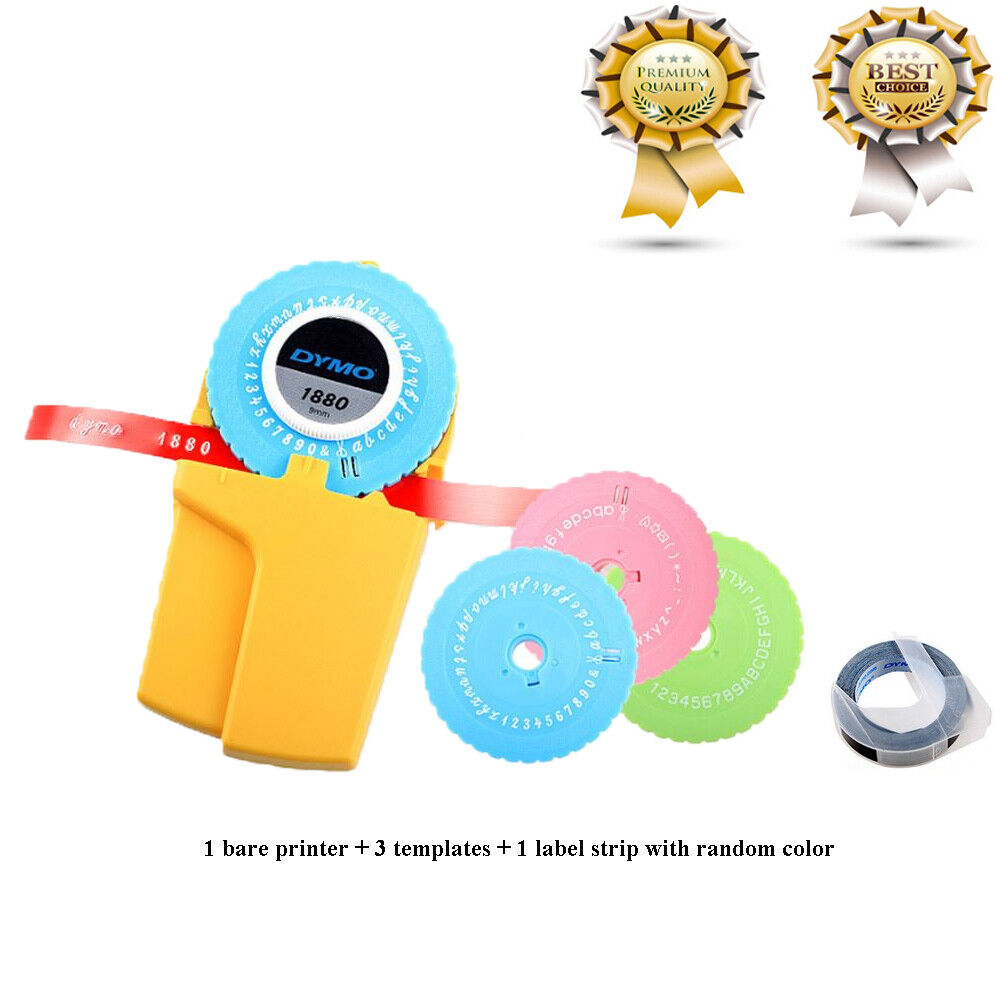 DIY Manual Label Maker for Dymo 1880 3D 9mm pvc Labels Manual Label pr ...