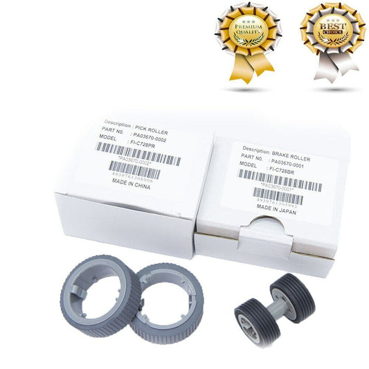 PA03670-0001 PA03670-0002  Brake and Pick Roller  For Fujitsu Fi-7160 Fi-7180