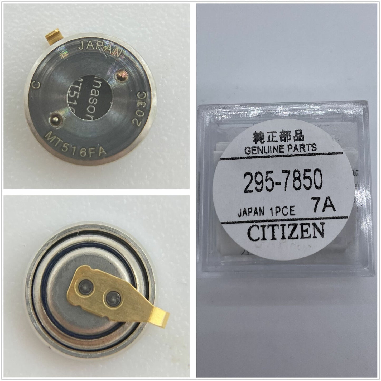 MT516 295-7850 instead of MT616 295-6600 Light kinetic energy watch  battery