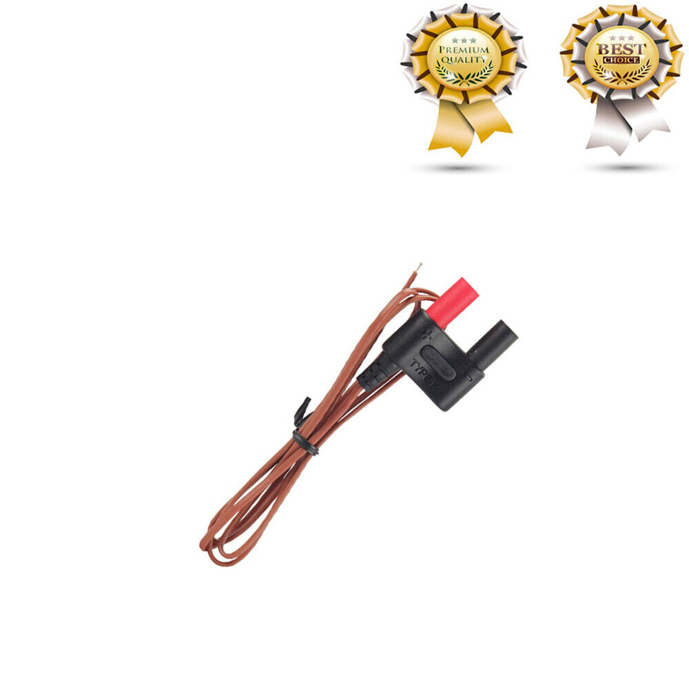 New  80BK-A Type K  Thermocouple Temperature Probe Cable For Fluke Multimeter