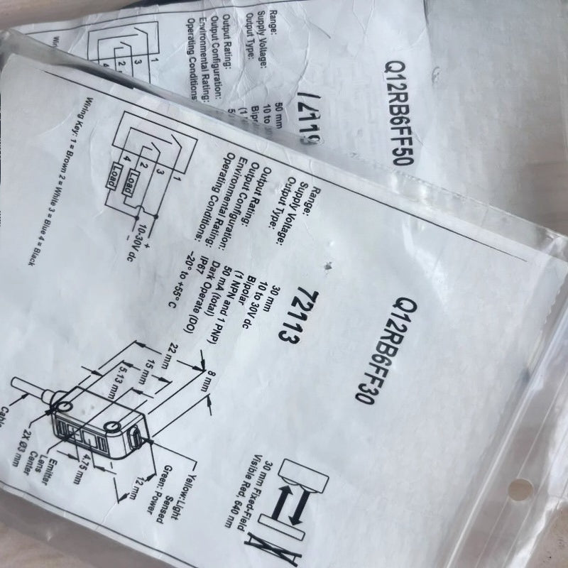 Q12RB6FF30 Photoelectric sensor switches for Banner
