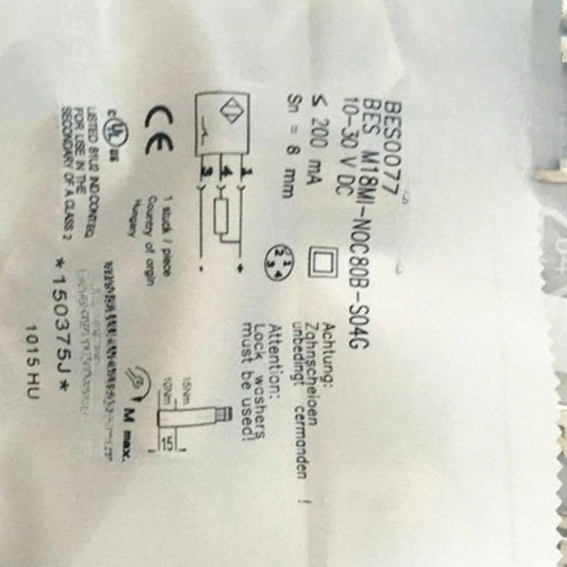 BBES0077 (BES M18MI-NOC80B-S04G) sensors for BALLUFF