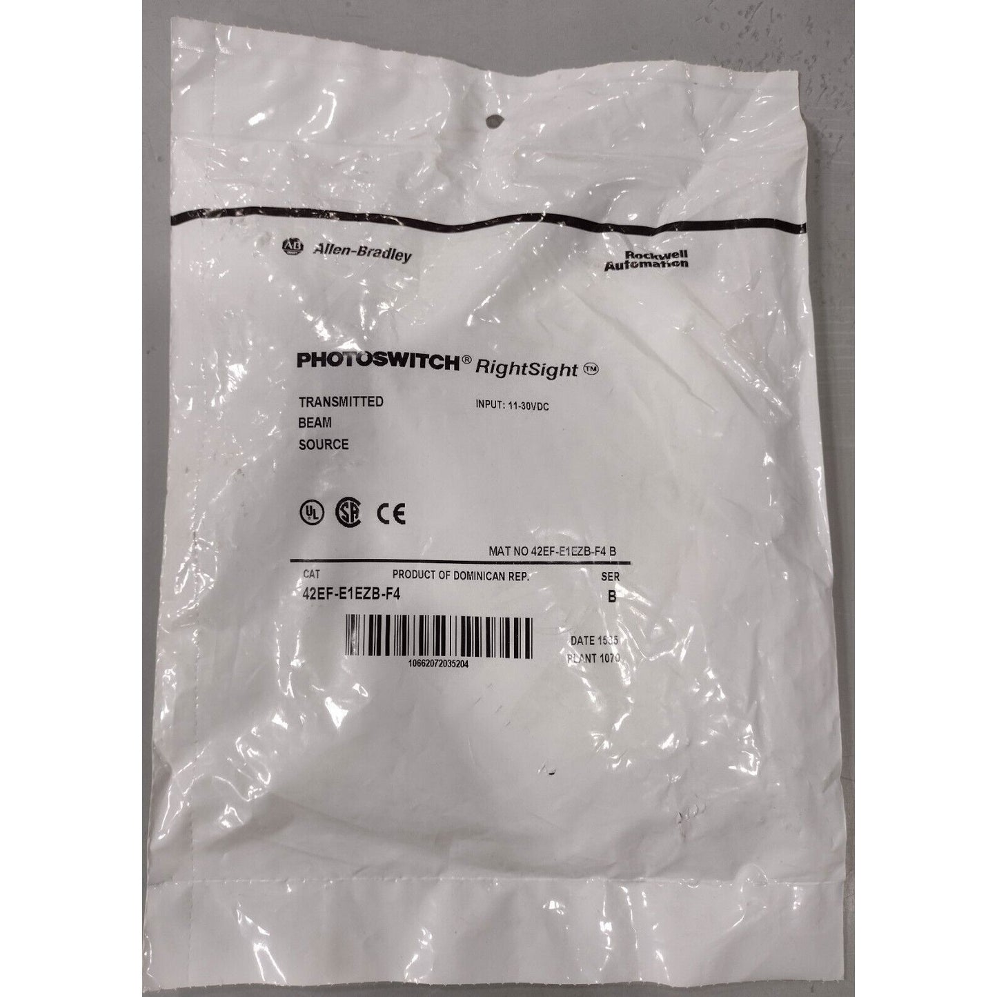 1 PC  42EF-E1EZB-F4 Photoelectric Sensor for  Allen Bradley