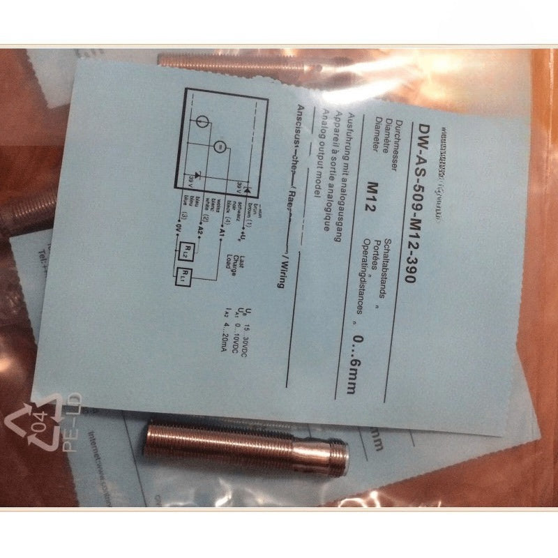 DW-AS-509-M12-390 sensors proximity switches for Contrinex