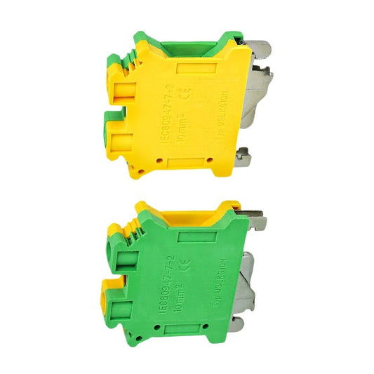 10PCS 3003923 USLKG 10 N  Ground Terminal 2Ports Yellow and Green for Phoenix