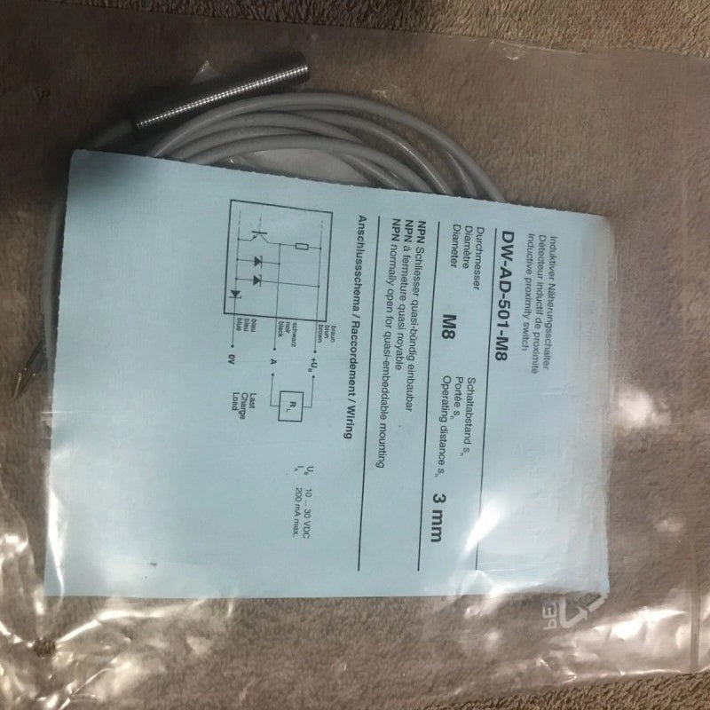 DW-AD-501-M8 sensors proximity switches For Contrinex