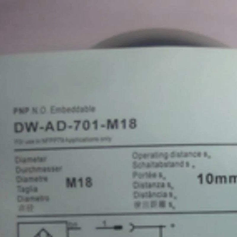 DW-AD-701-M18 sensors proximity switches for Contrinex