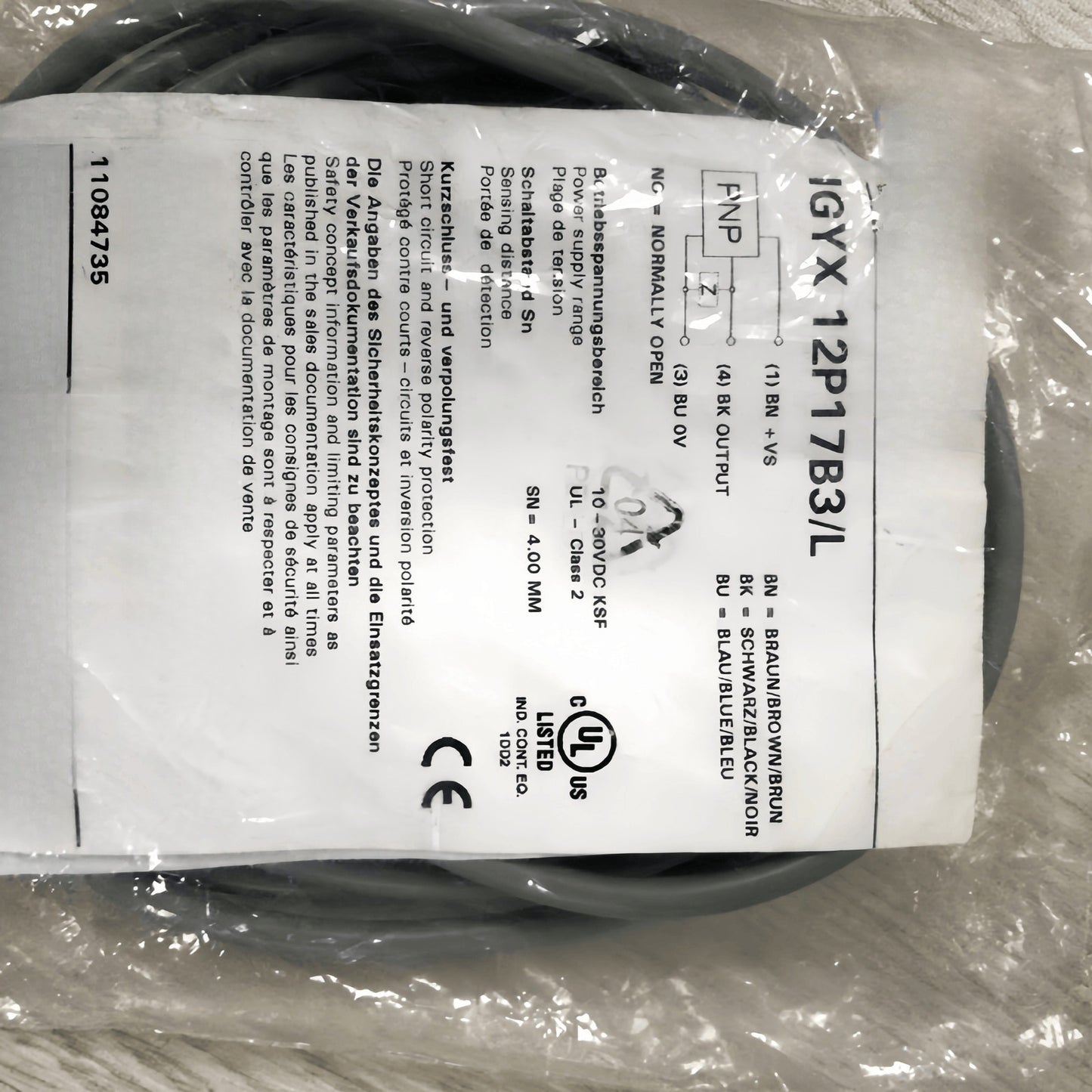 IGYX 12P17B3/L  sensors and proximity switches For Baumer