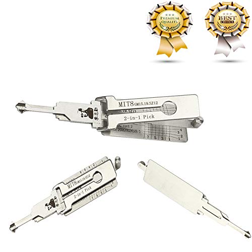 for Global-Parts MIT8 Outil d'ouverture de Serrure de décodeur de Serrure de Porte de Voiture 2 en 1