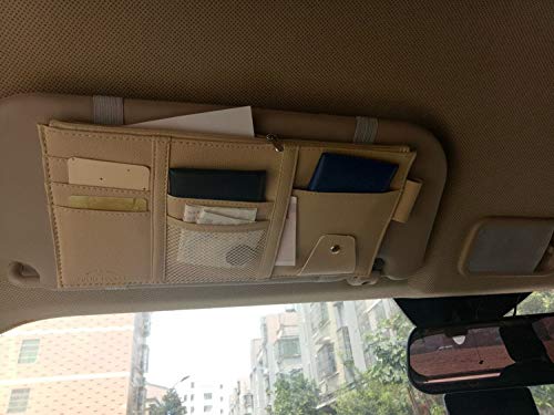 For shoppingchain Car Auto Accessories Sun Visor Tissue Paper Holder Glasses document Wallet
