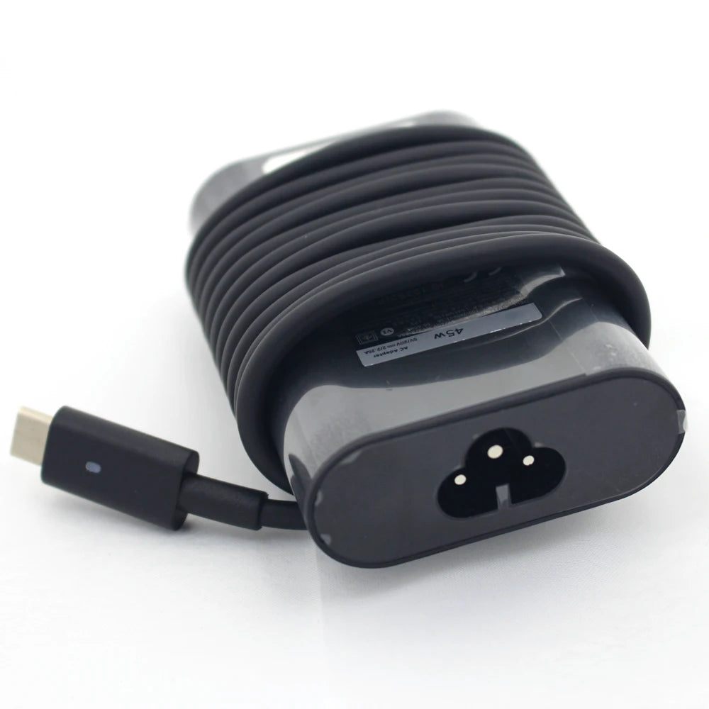 45W Type-C/USB-C AC Power Adapter Charger fit for Dell XPS12 9250 fit for Dell Latitude 7370