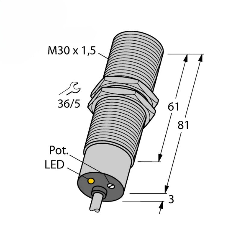 BC10-M30-VP4X Inductive sensor proximity  for TURCK