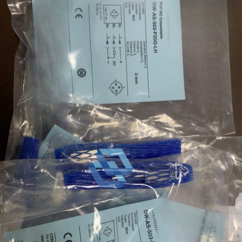 DW-AS-503-P20G-LH sensors proximity switches for Contrinex