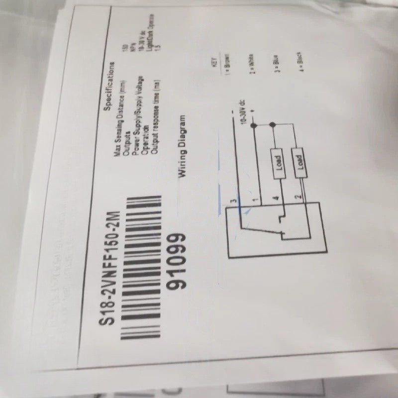 S18-2VNFF150-2M Photoelectric sensor switches for Banner
