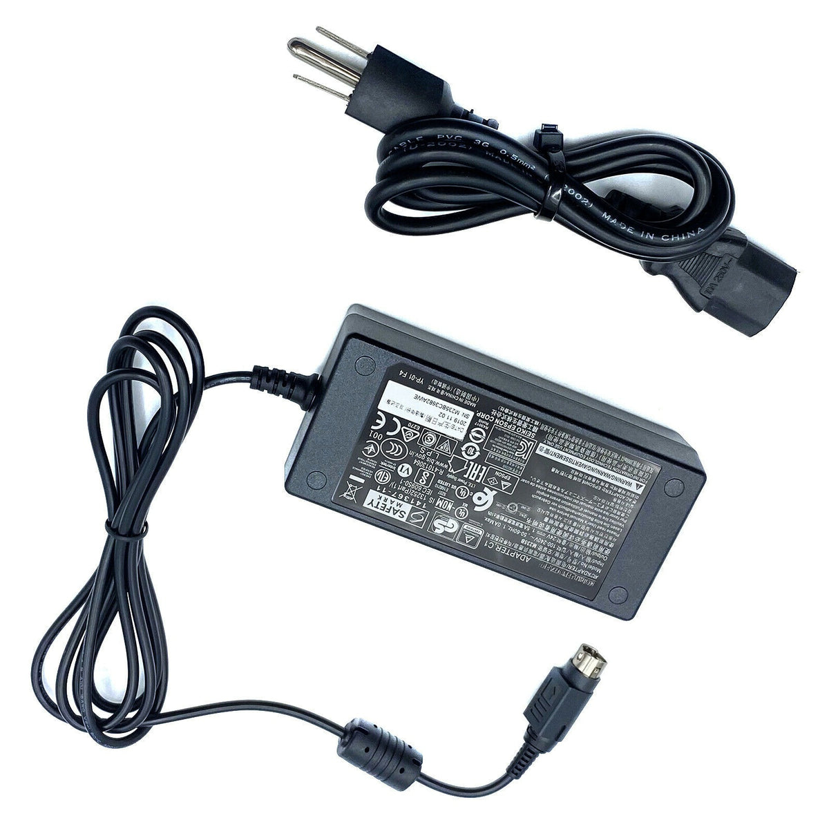 AC Power Supply Adapter for Epson TM-T20 TM-T20II Printers