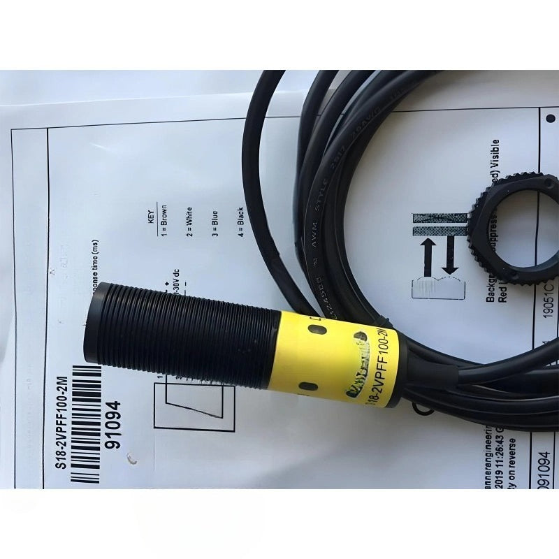 S18-2VPFF100-2M Photoelectric sensor switches for Banner