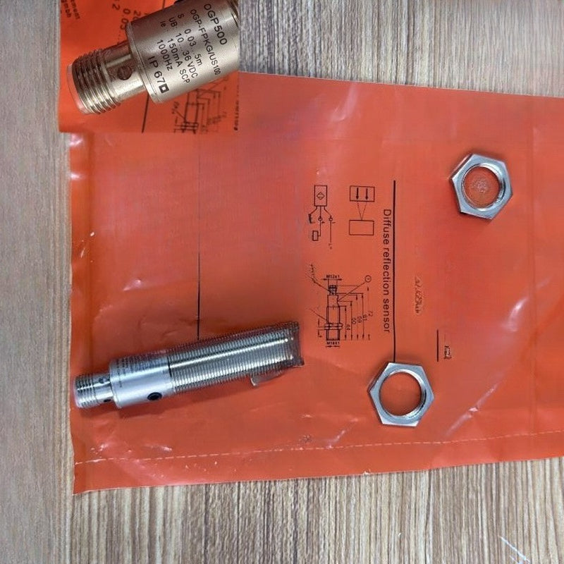 OGP500 OGP-FPKG/US100 10-36VDC 200mA PNP Reflective Photoelectric Sensor For IFM