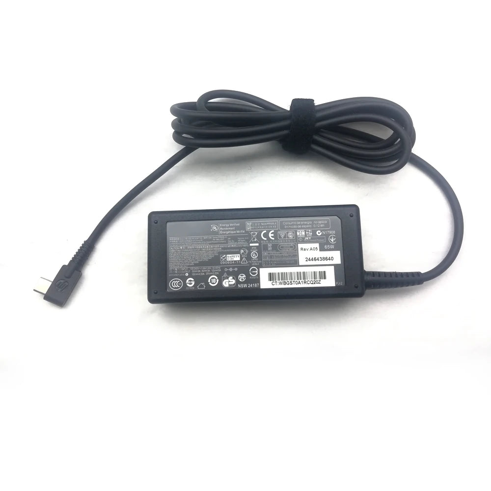 65W 20V 3.25A USB Type-C AC Power Adapter Charger fit for HP Spectre X360 13-ac003na
