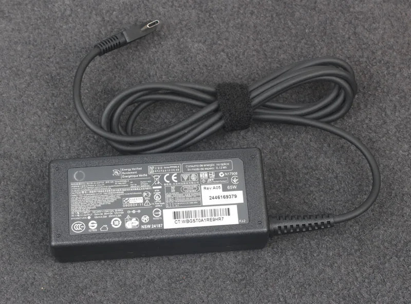 65W Type-C AC Adapter Power Charger fit for HP Spectre 13.3 inch