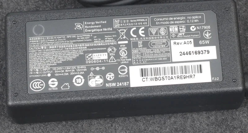 65W Type-C AC Adapter Power Charger fit for HP Spectre 13.3 inch