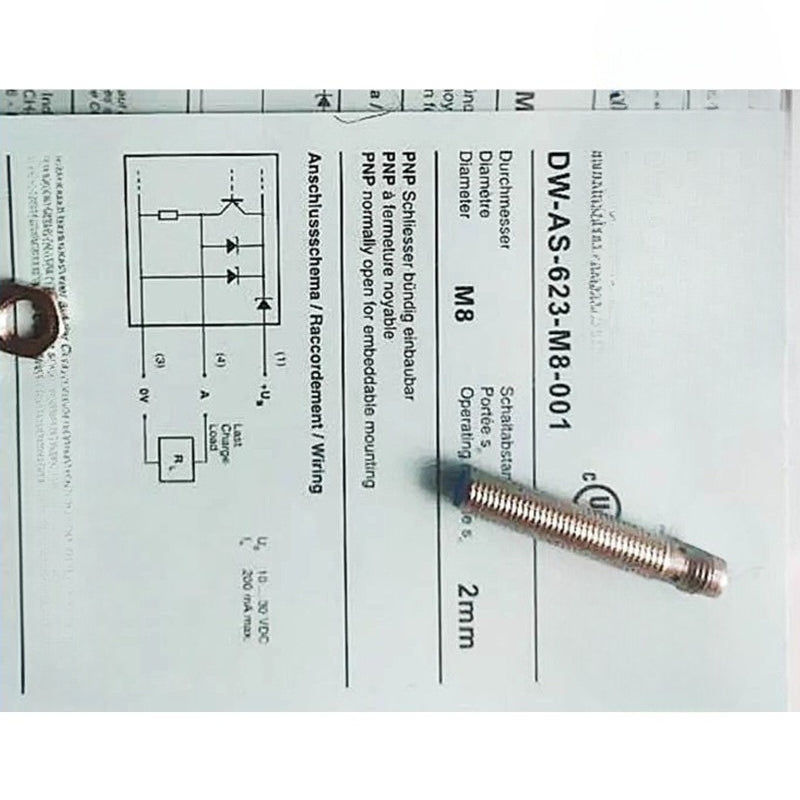 DW-AS-623-M8-001 sensors proximity switches for Contrinex