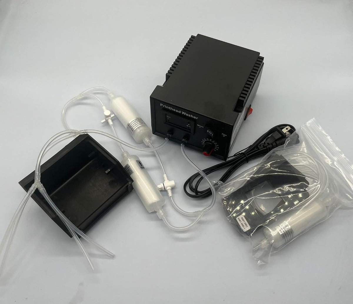 DTF Ink Printhead Washer Cleaning Machine Unclog Solution for L1800 L800 L805 R1390 1400 1430 4720 i1600 i3200 XP600 Clogged Print Head Cleaner