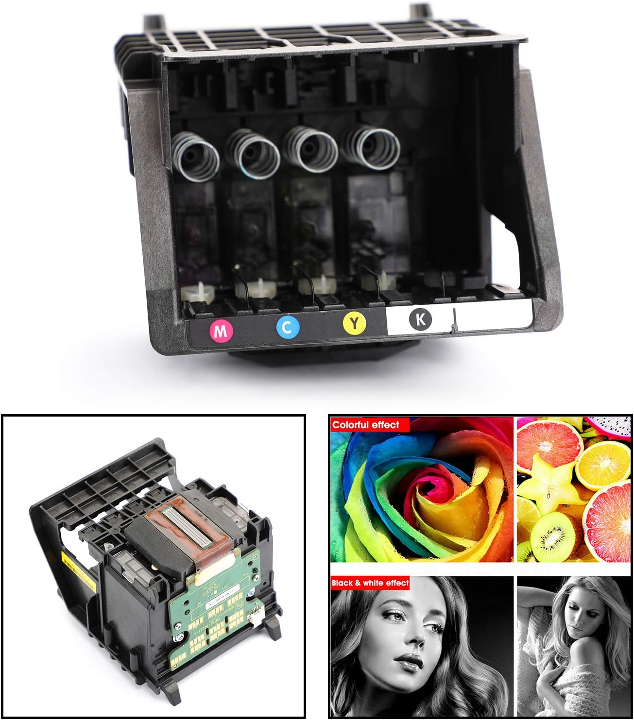Bruce & Shark 950 951 Printhead Replacement Fit for HP Officejet Pro 8100 8600 8610 8620 8630 8640 251DW 276DW Color Print Head