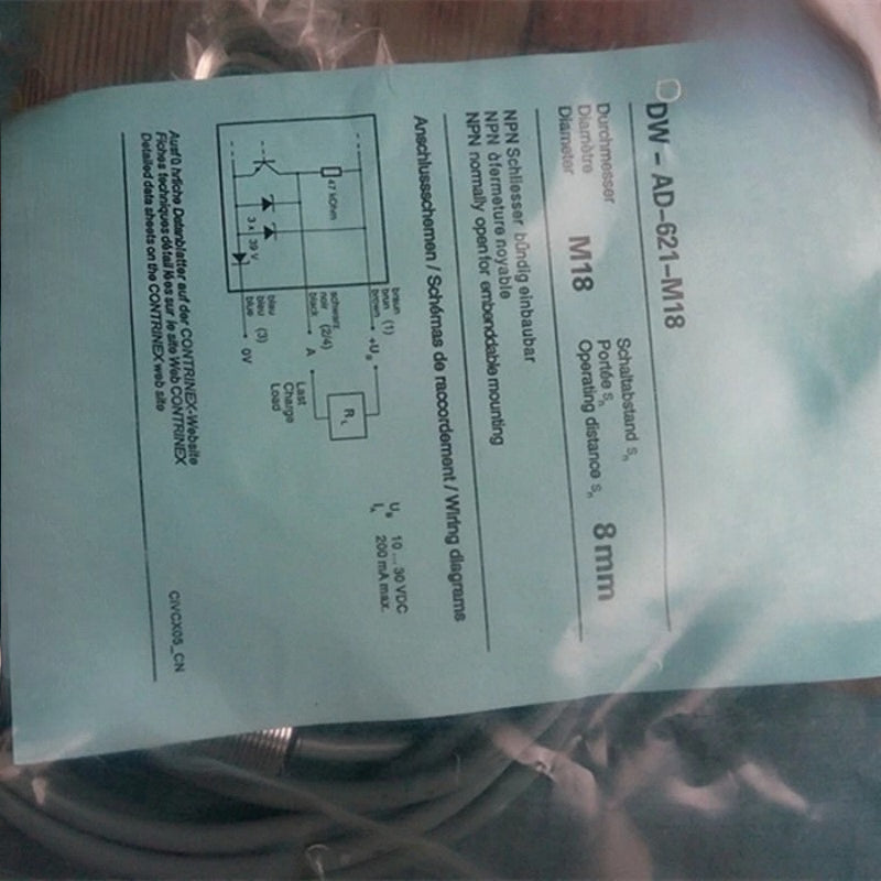 DW-AD-621-M18 sensors proximity switches for Contrinex