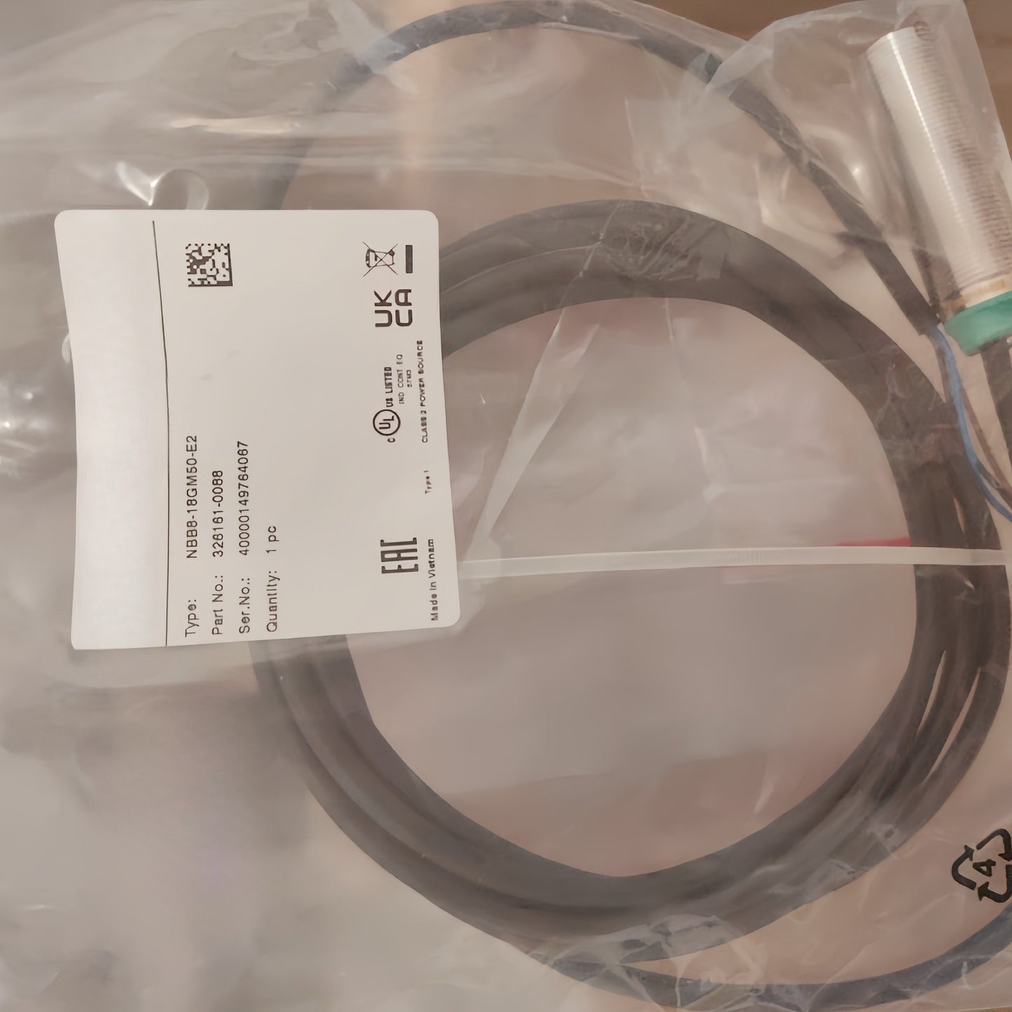 NBB8-18GM50-E2  Capacitive sensor for PEPPERL+FUCHS