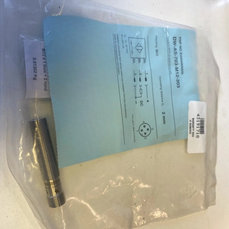DW-AS-703-M12 sensors proximity switches for Contrinex